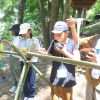 市公民館のこども講座 小学生が台作りから作業 「流しそうめん」楽しむ